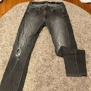 Armani Exchange Grey Straight Jeans